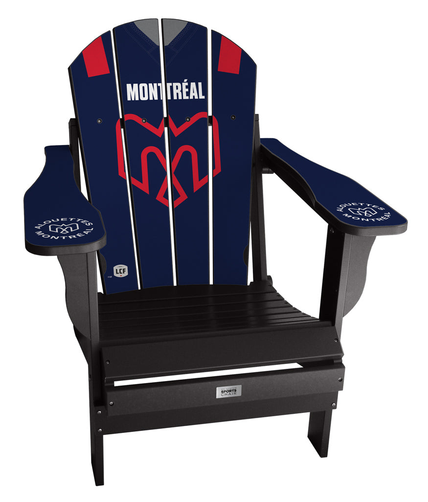 Montreal Alouettes Complete Custom with personalized name and number CFL Jersey Chair Mini