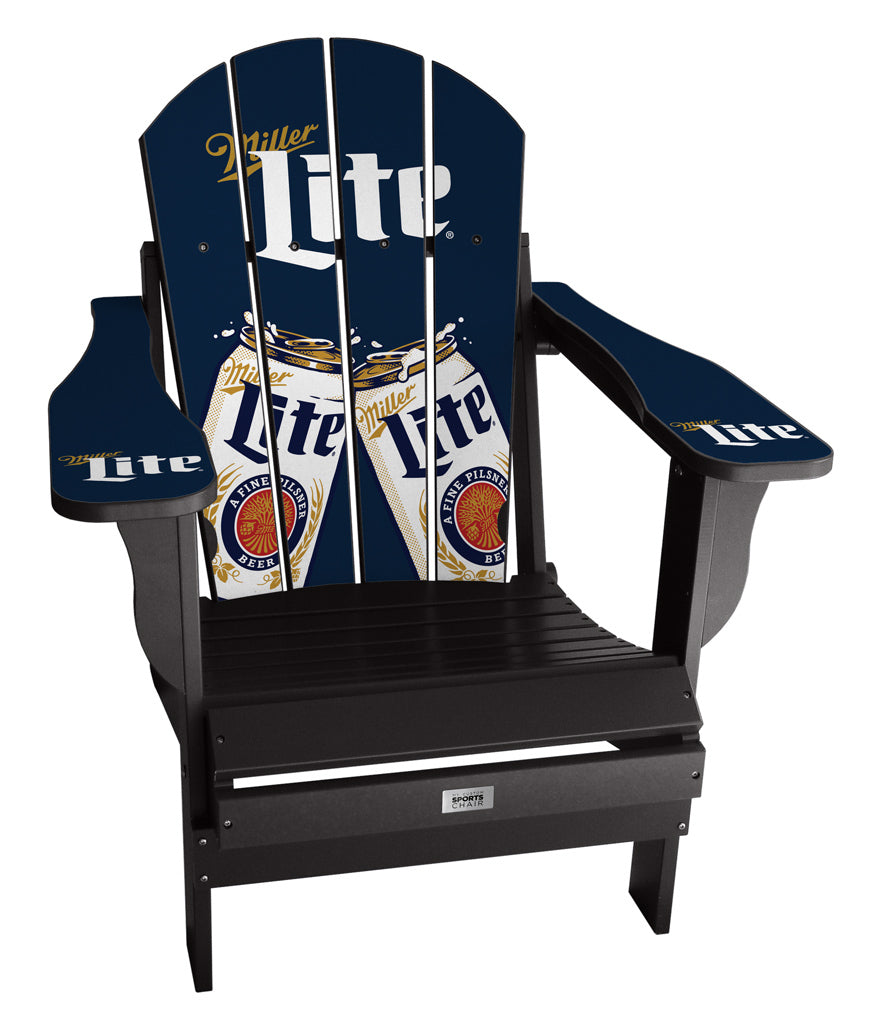 Miller Lite Complete Custom with personalized name and number Chair Mini