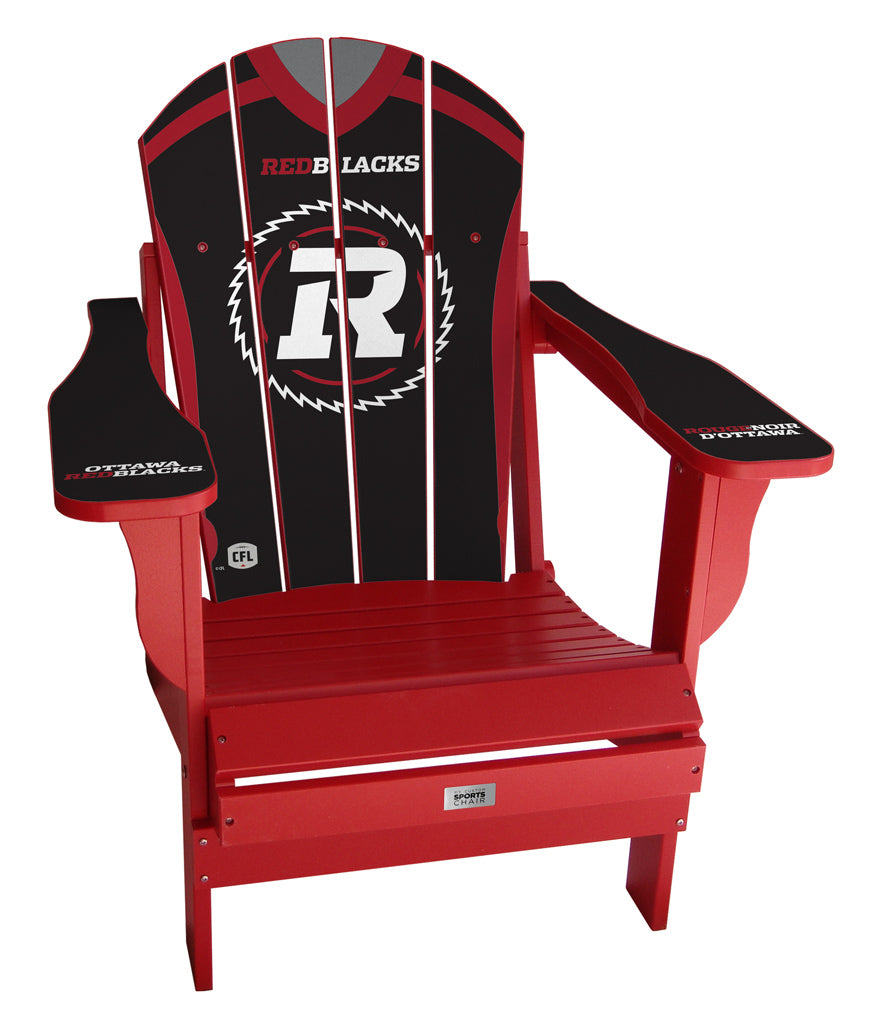 Ottawa RedBlacks Complete Custom with personalized name and number CFL Jersey Chair