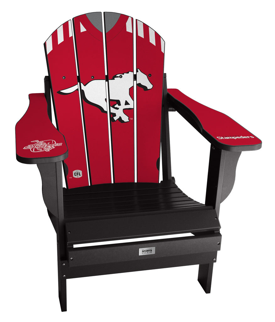 Calgary Stampeders Complete Custom with personalized name and number CFL Jersey Chair Mini