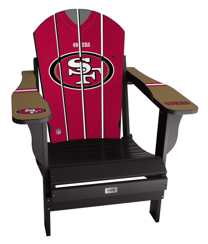 San Francisco 49ers Complete Custom with personalized name and number Jersey Chair