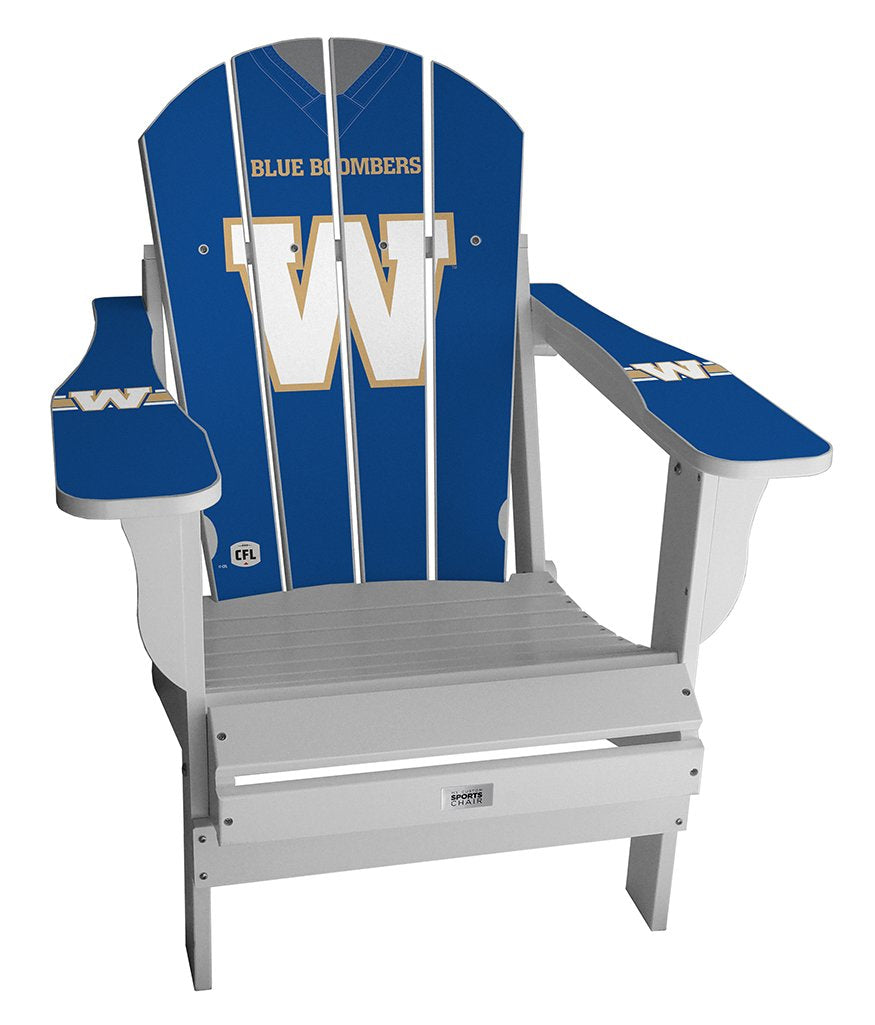 Winnipeg Blue Bombers Complete Custom with personalized name and number CFL Jersey Chair Mini