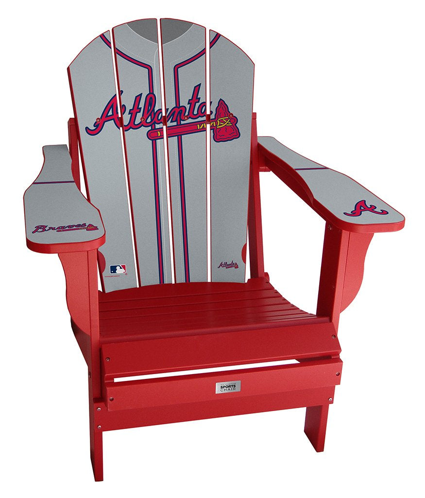 Atlanta Braves Complete Custom with personalized name and number Jersey Chair Mini