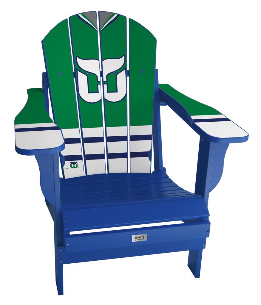 Vintage Hartford Whalers™ Complete Custom with personalized name and number Jersey Chair